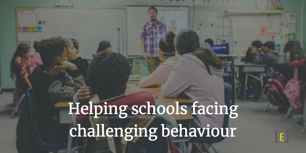 Helping schools facing challenging behaviour